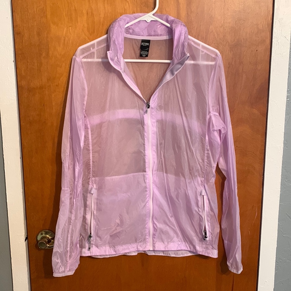 Victoria’s Secret Victoria Sport Sheer Purple Jacket